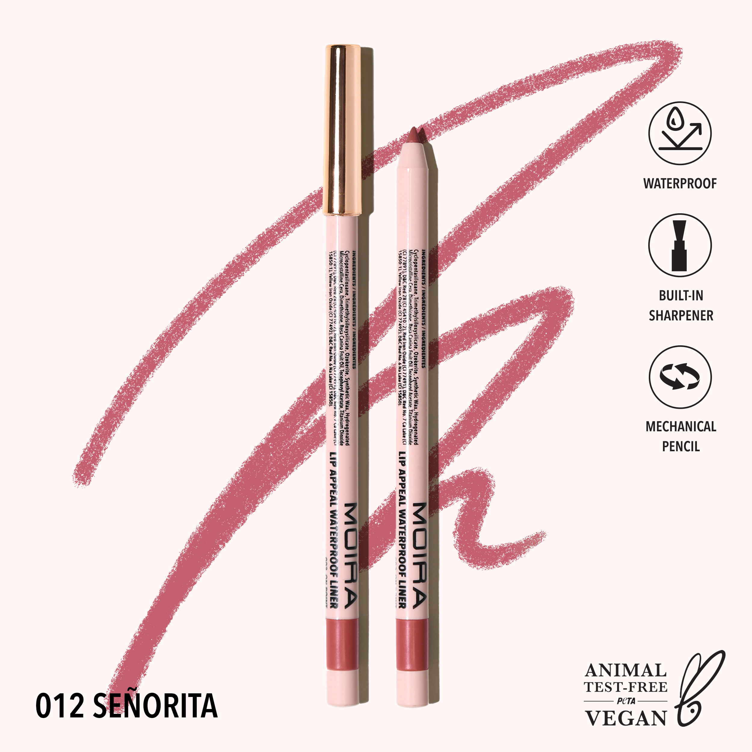 Lip Appeal Waterproof Liner Señorita