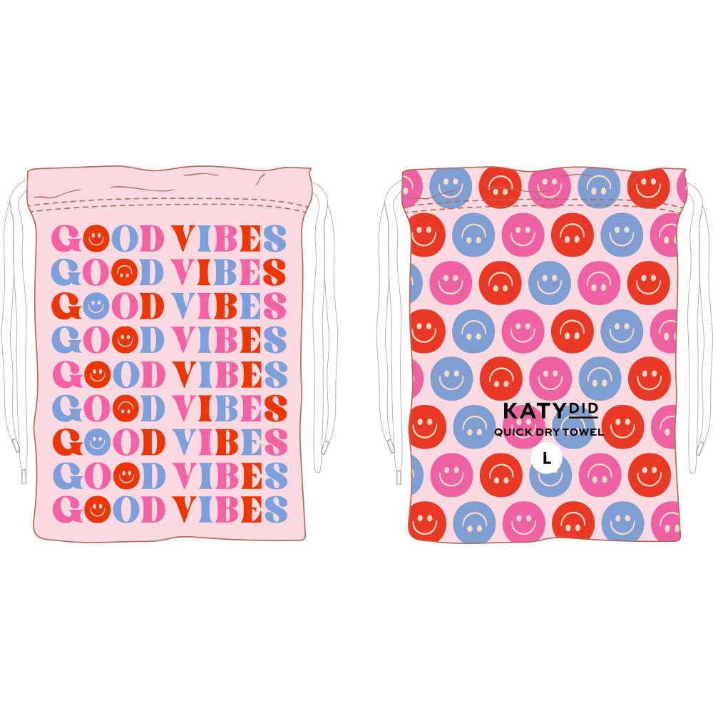 Katydid - Happy Good Vibes Beach Quick Dry Towel