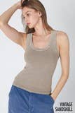 Get it Girl Vintage Reversible Ribbed Tank
