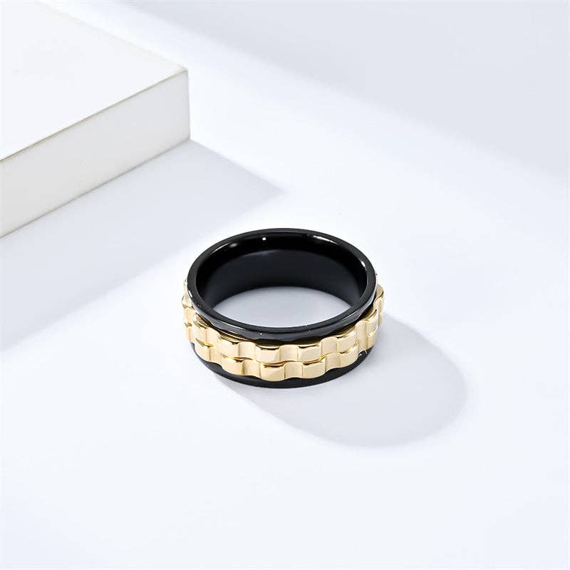 Spinner Band Ring in Stainless Steel