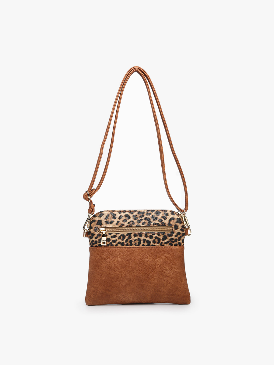 Tara Double Zip Crossbody Bag/Wristlet