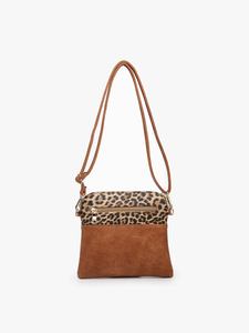 Tara Double Zip Crossbody Bag/Wristlet