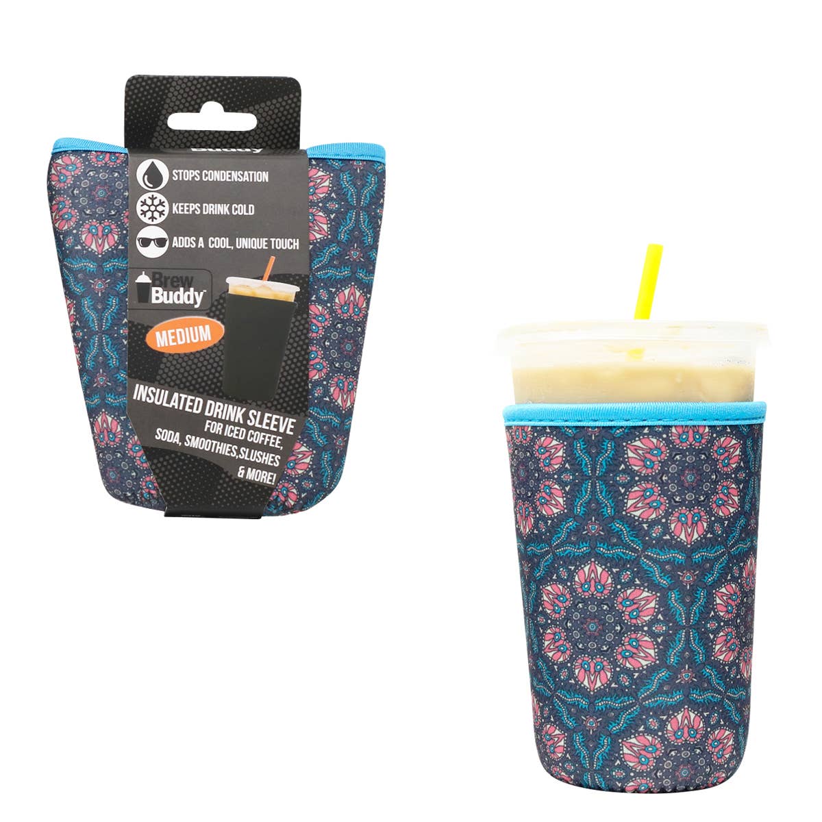 Seriously Shea - Brew Buddy Insulated Iced Coffee Sleeve - Boho