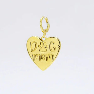 DOG MOM HEART CHARM