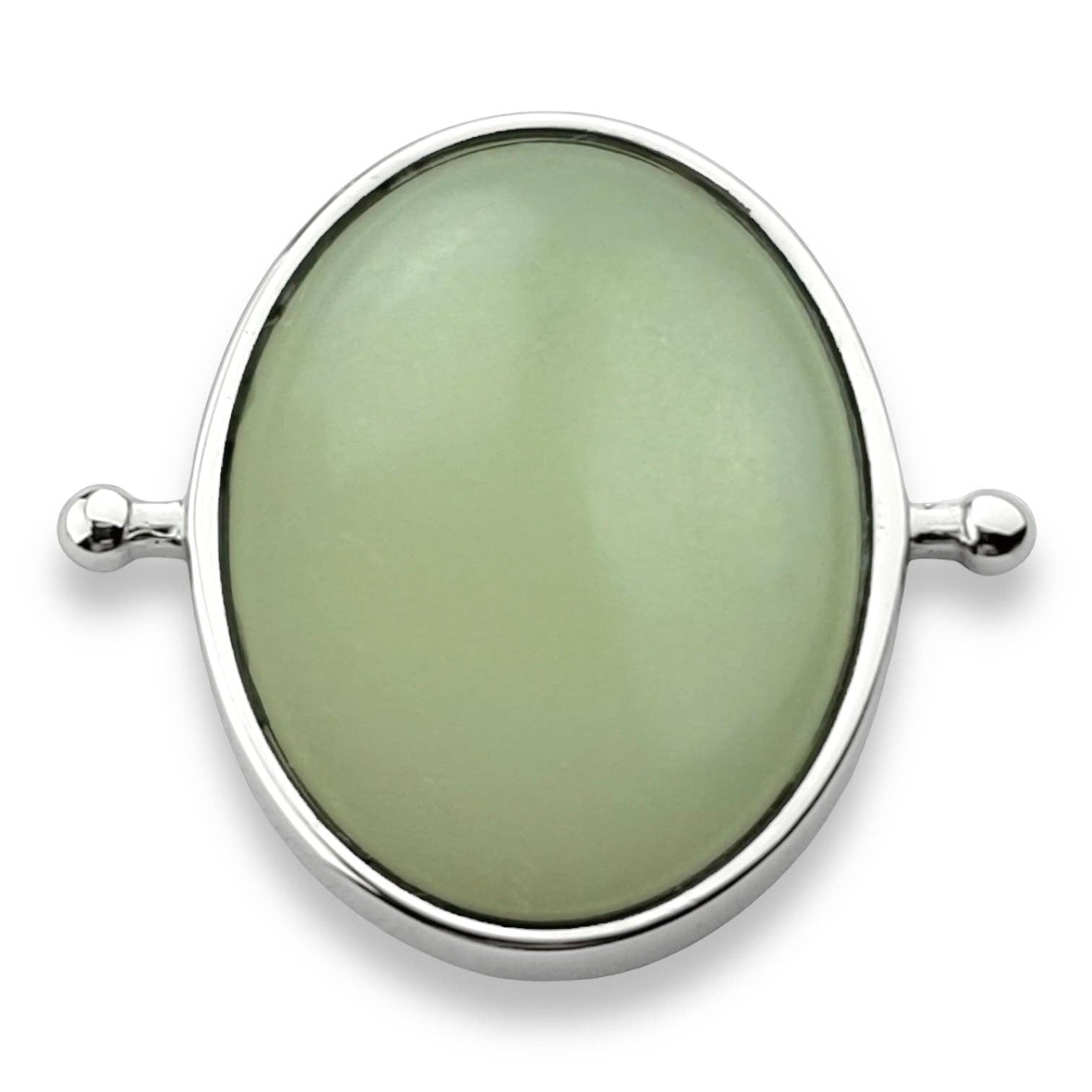 CONQUERing - Butter Jade Oval Crystal Element