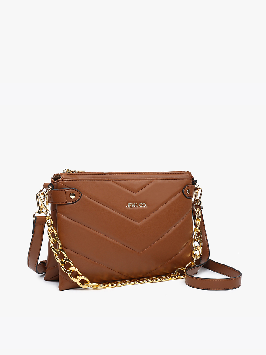 Britt Puffer Crossbody w/ Snaps