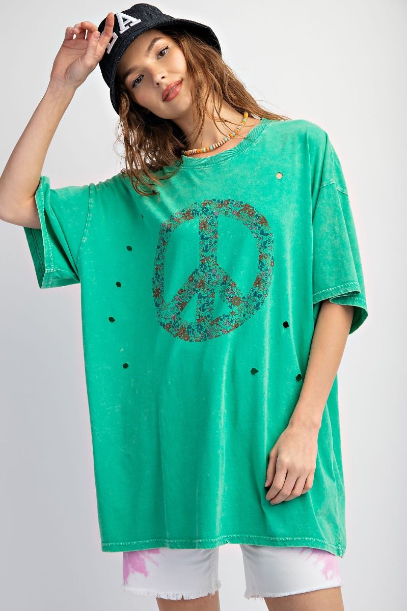 EASEL PEACE TEE