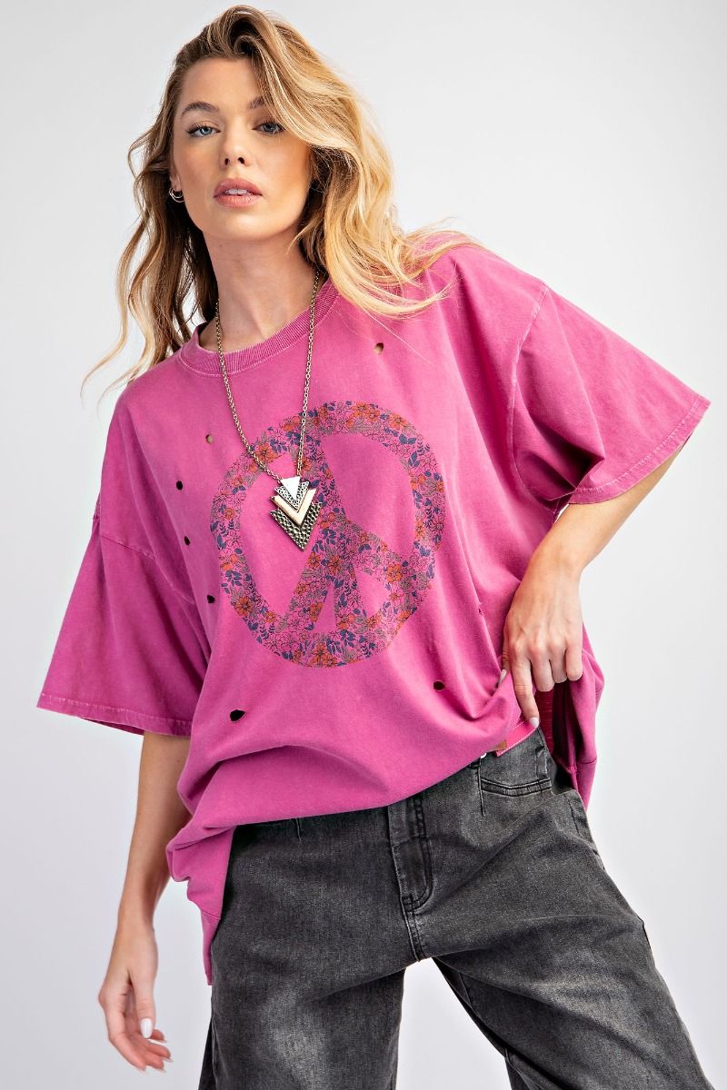 EASEL PEACE TEE