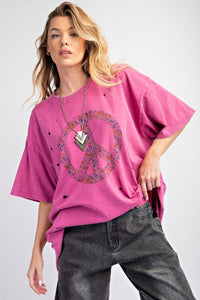 EASEL PEACE TEE