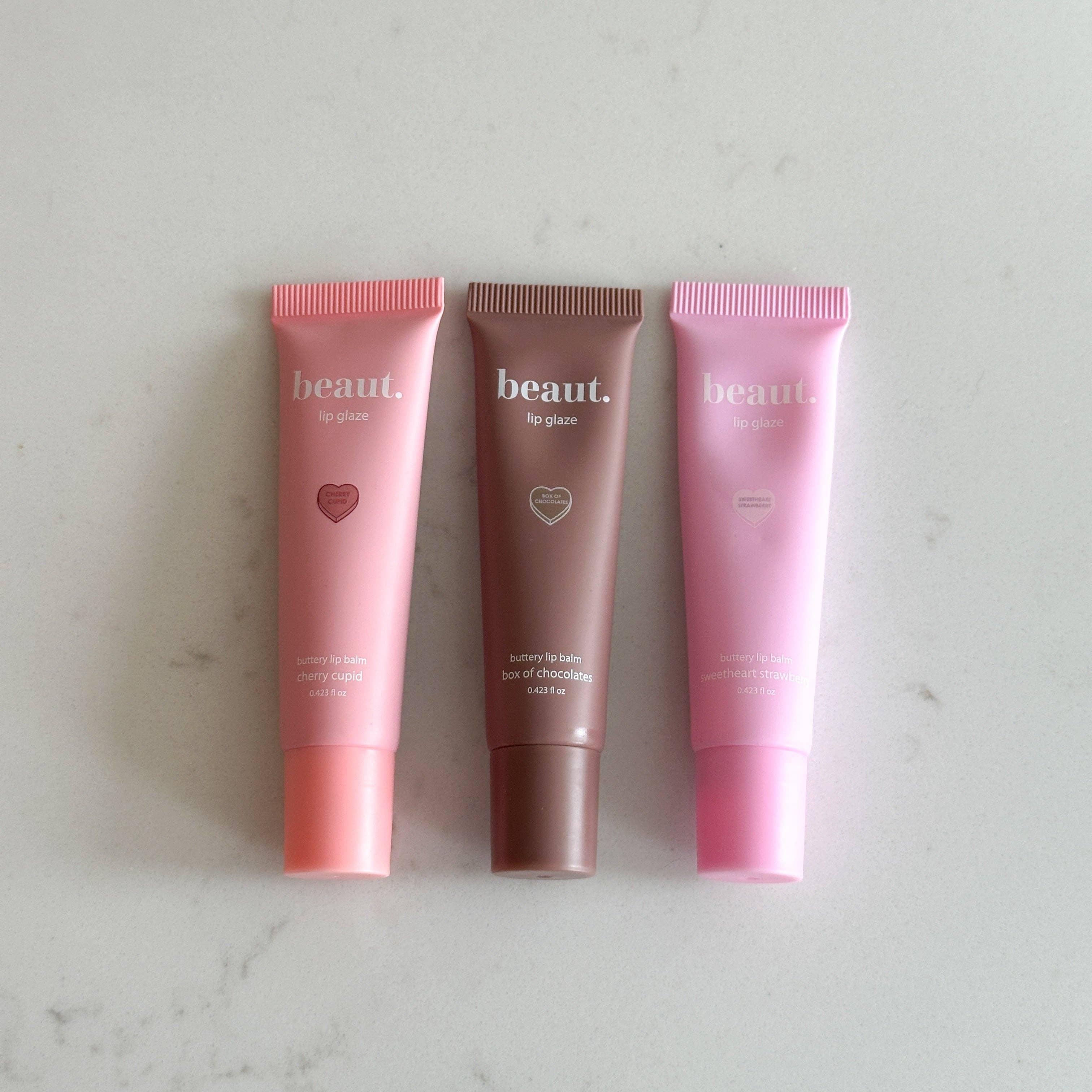 beaut- be mine lip glaze trio: