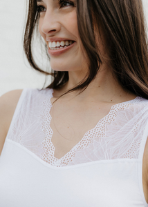 ELIETIAN - Lace Inset Top