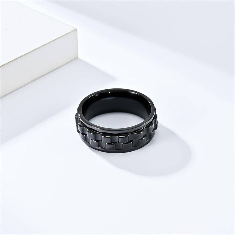 Spinner Band Ring in Stainless Steel