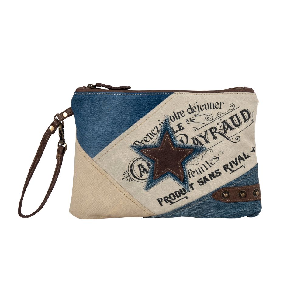 MYRA Blue Star Key Pouch