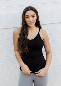 ELIETIAN BUILT IN BRA CAMI