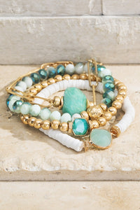 URBANISTA Layered Mix Bead Bracelet
