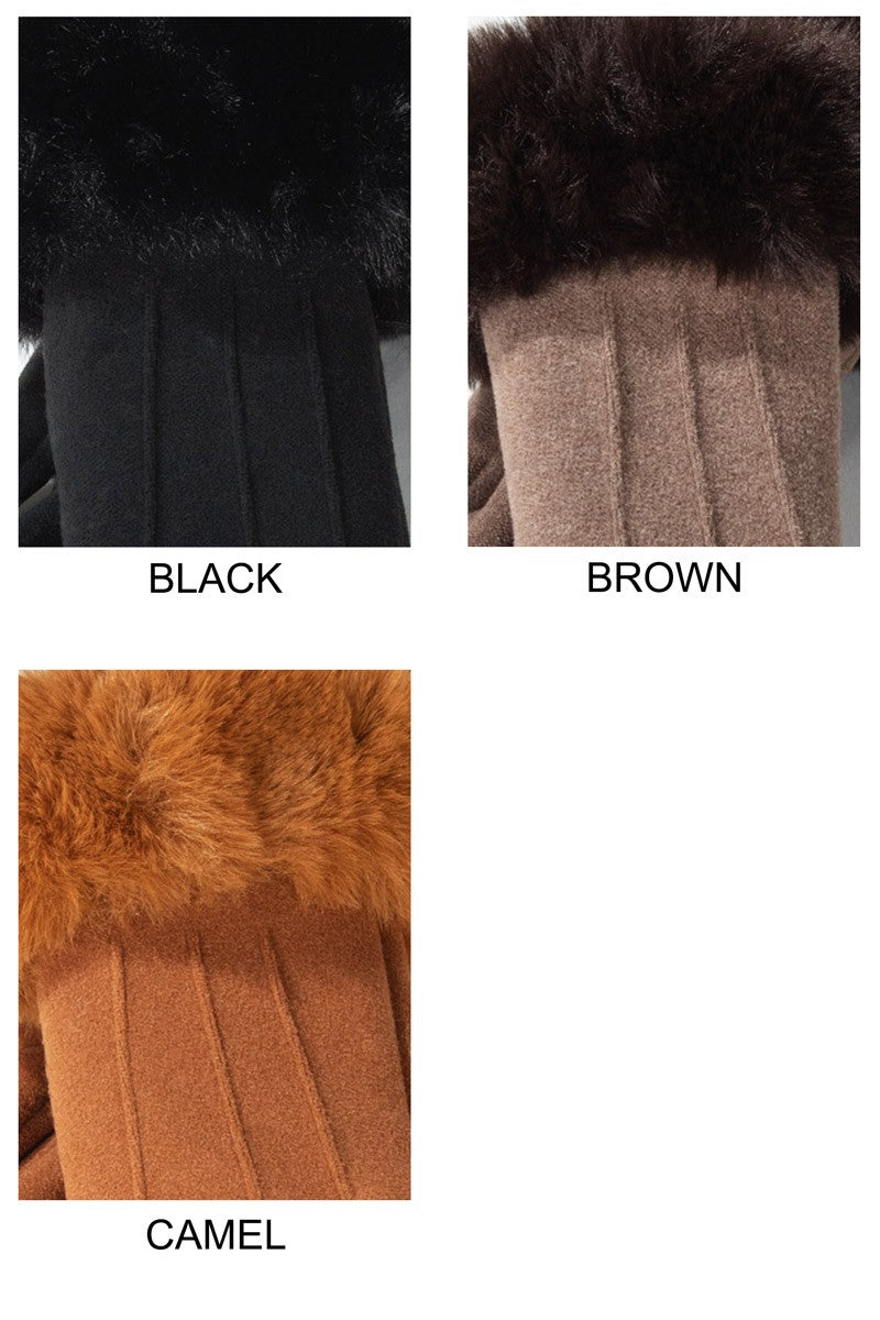 LUXURIOUS PIN TUCK GLOVES