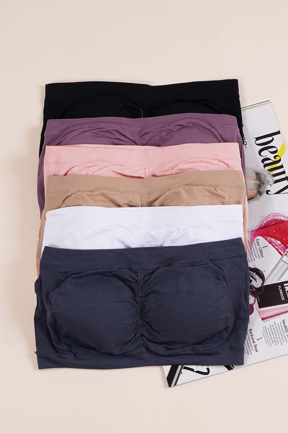 ITZON STRAPLESS BANDEAU WITH PADS