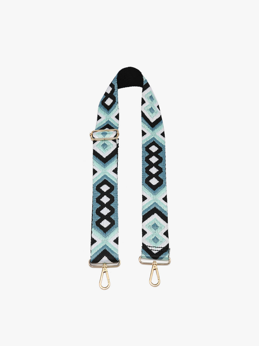 Jen & Co. TEAL/GREEN Bohemian Guitar Strap