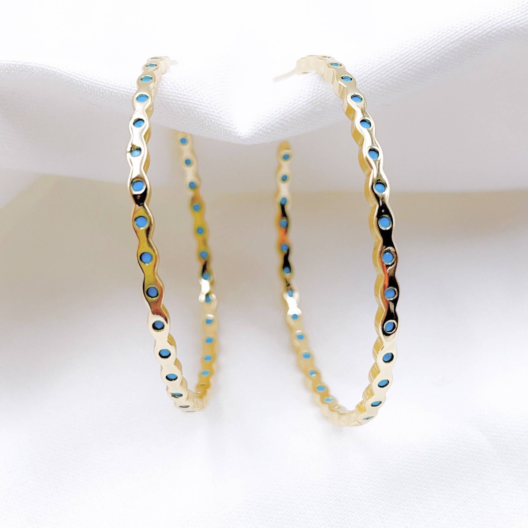 Treasure Jewels Inc. - Jewels Hoop Turq
