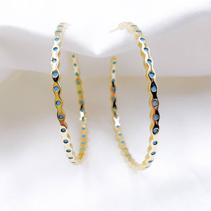 Treasure Jewels Inc. - Jewels Hoop Turq