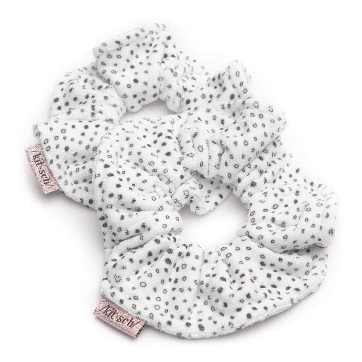 KITSCH - Towel Scrunchie 2 Pack - Micro Dot