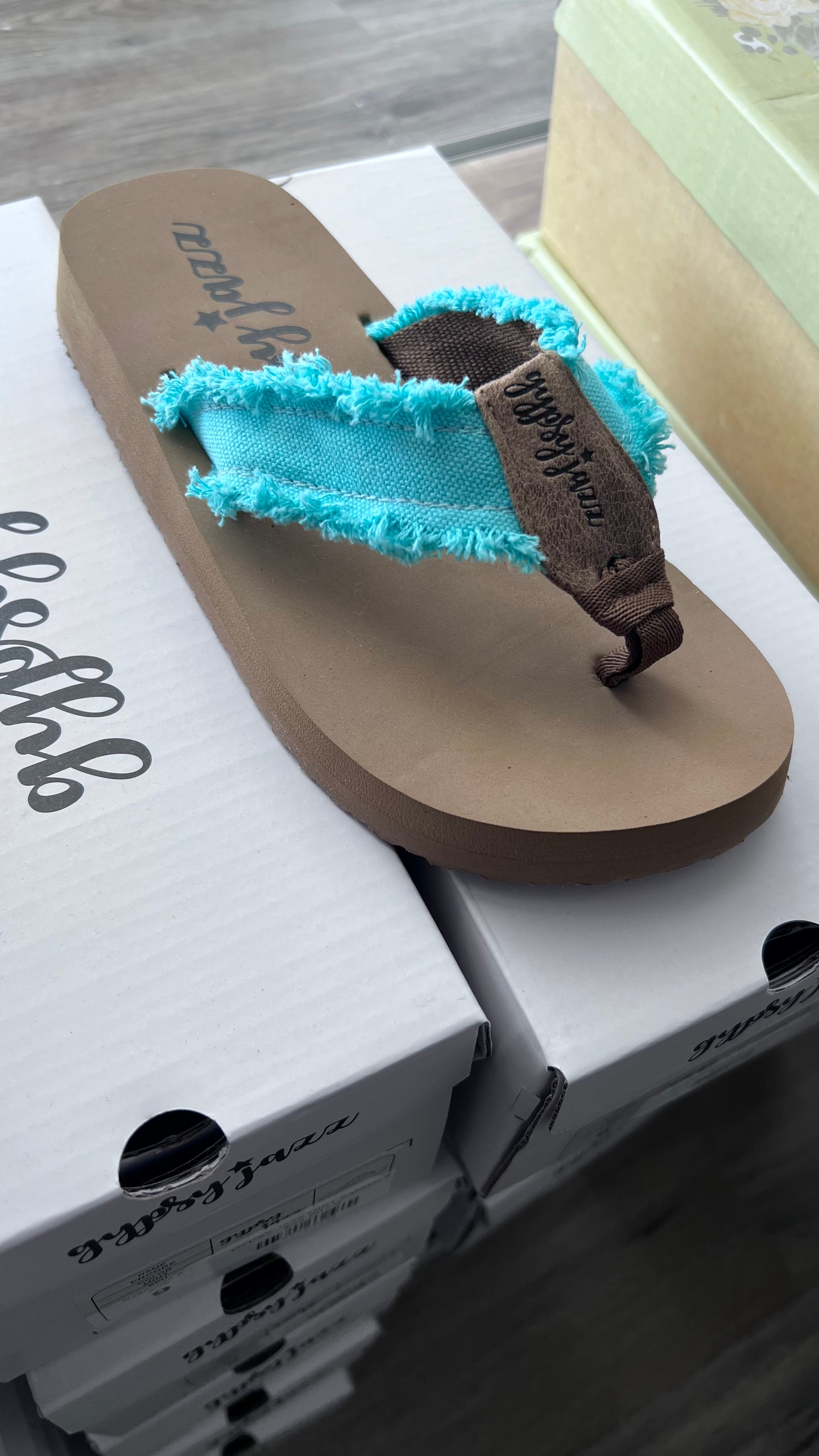 GYPSY JAZZ MINT SANDALS