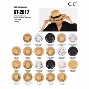 CC BEACH HATS