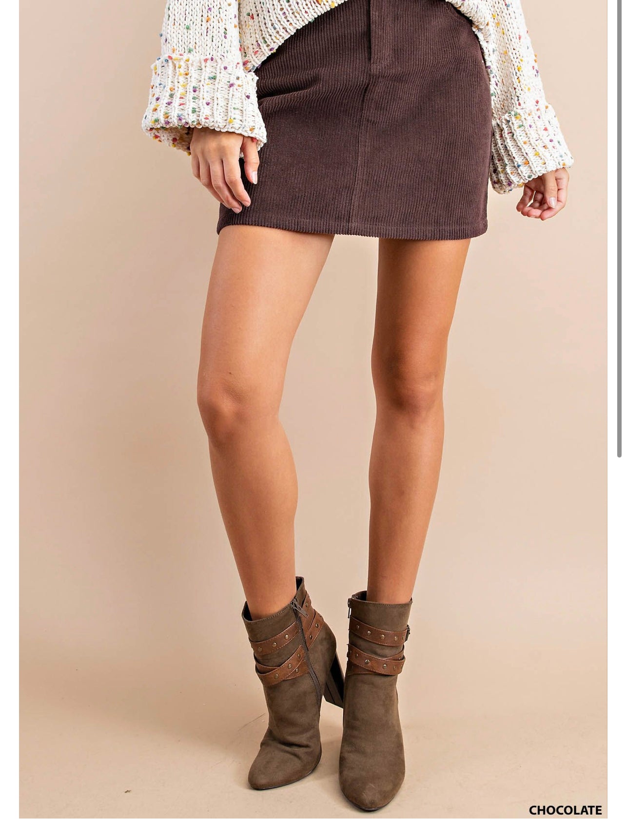 KORI CORDUROY MINI SKIRT