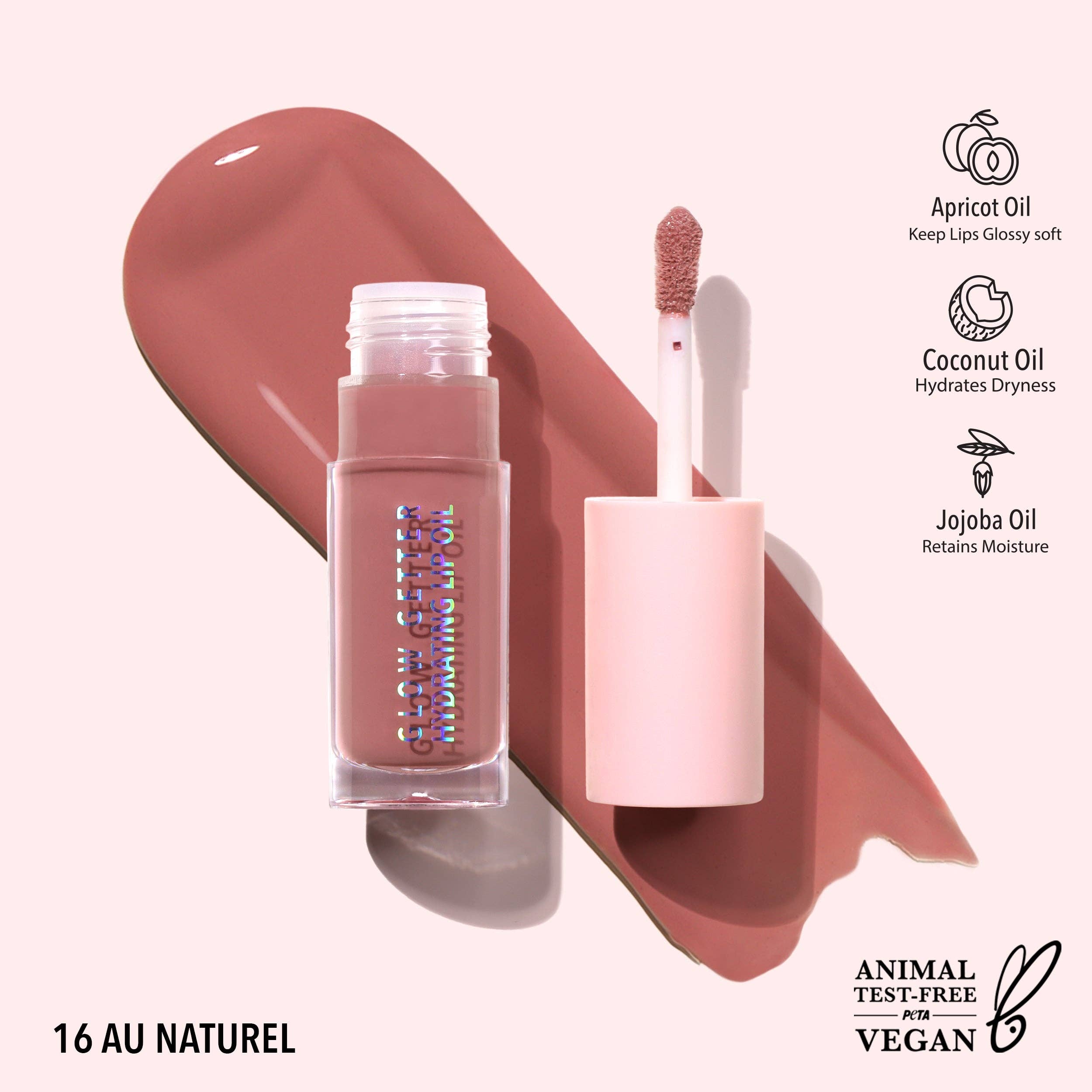 Glow Getter Hydrating Lip Oil  Au Naturel
