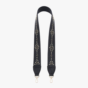 Jen & Co. BLK Studded Guitar Strap
