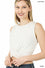 ZENANA  TWIST FRONT SLEEVELESS TOP