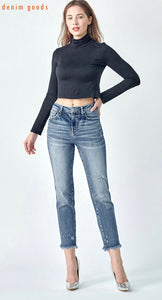 RISEN HIGH RISE RELAXED SKINNY