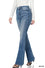 ZENANA HIGH-RISE BOOTCUT DENIM PANTS