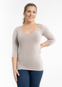 ELIETIAN 3/4 SLEEVE TOP