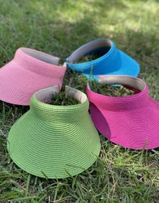 VISOR COMFORT CLIP STRAW VISOR