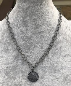 CIRCLE LINK AND CHARM CHAIN