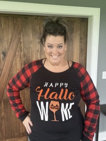 COLOR BEAR PLAID HALLOWEEN TUNIC