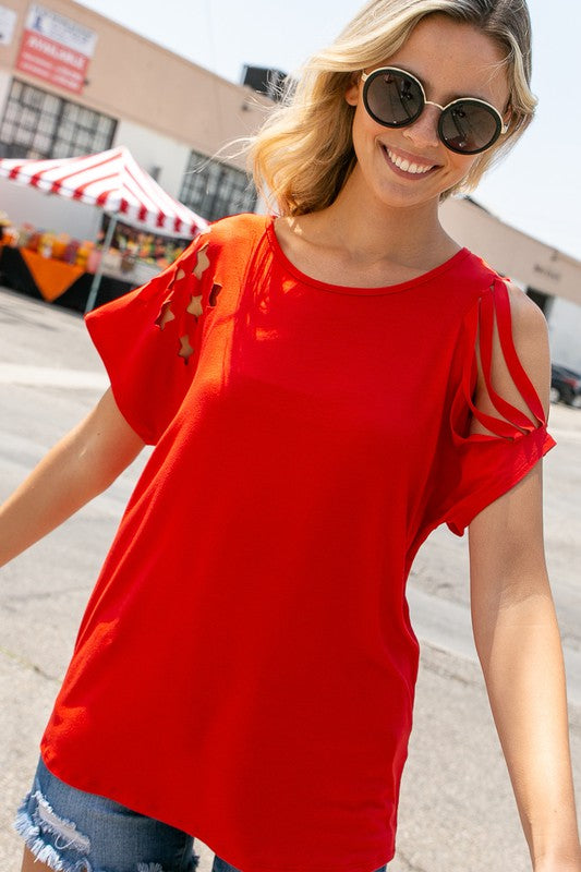 ELUNA 4TH OF JULY LASER CUT TOP