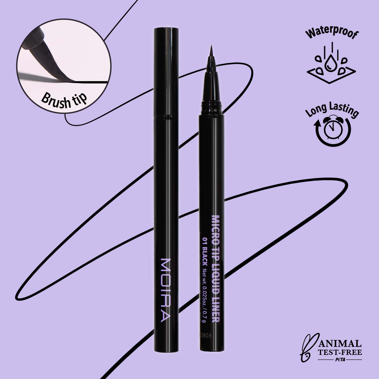LIQUID LINER MICRO TIP  BLACK