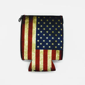 ZipSip - American Flag Rustic ZipSip