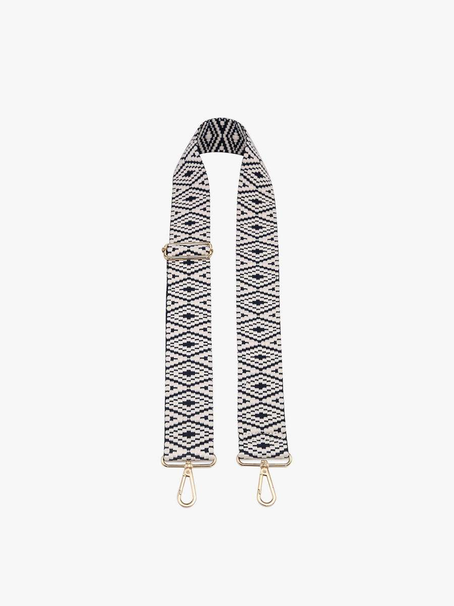 Jen & Co. NAVY/IVORY Bohemian Guitar Strap