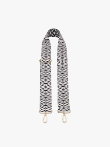 Jen & Co. NAVY/IVORY Bohemian Guitar Strap