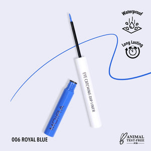 Eye Catching Dip Liner  Royal Blue