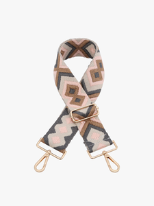 Jen & Co. PEACH/TAN Bohemian Guitar Strap