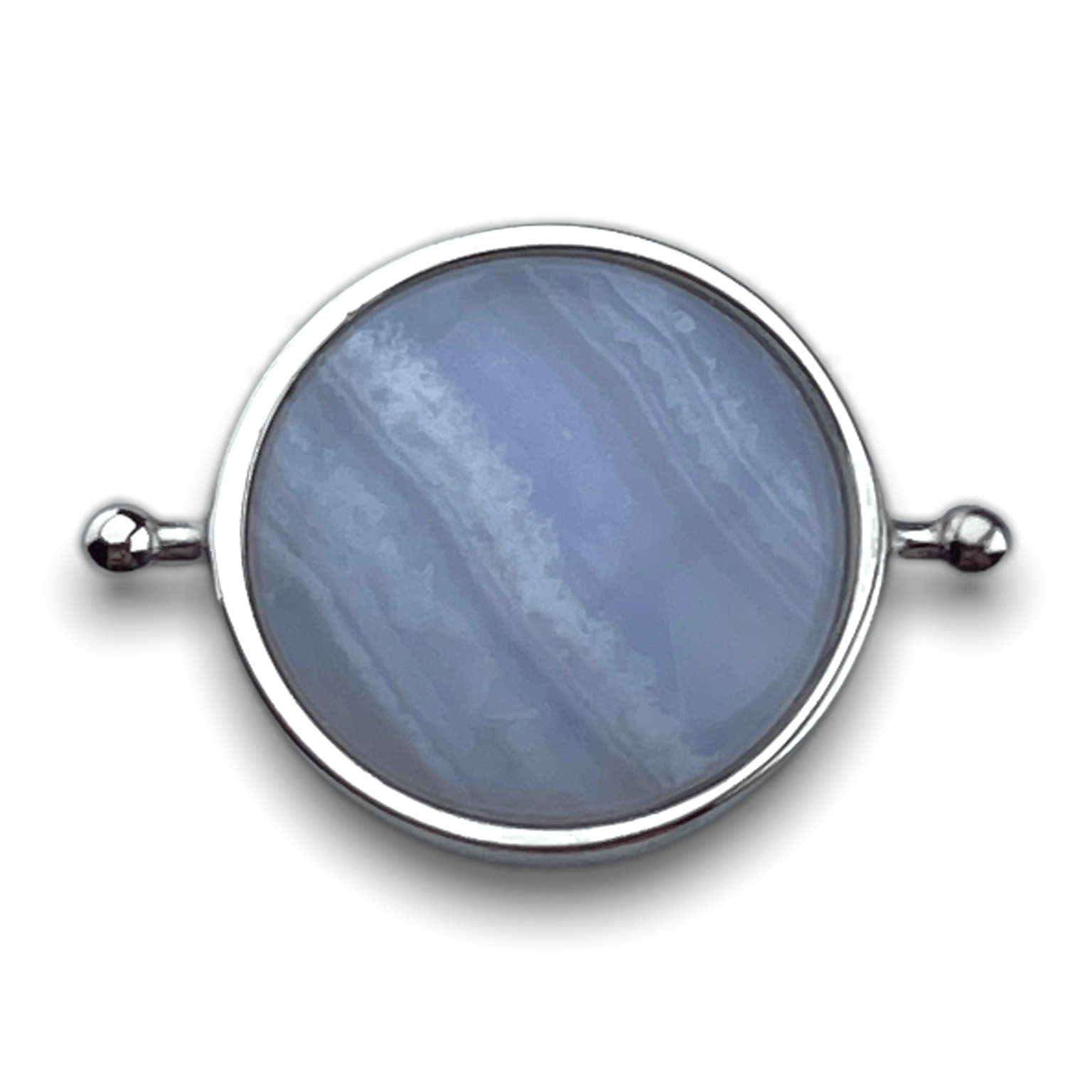 CONQUERing - Blue Lace Agate Crystal Spinner