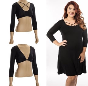 SLEEVEY WONDER 3/4 SLEEVE CRISS CROSS