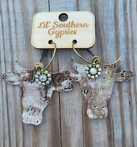 Lil' Southern Gypsies - Western cow girl earrings