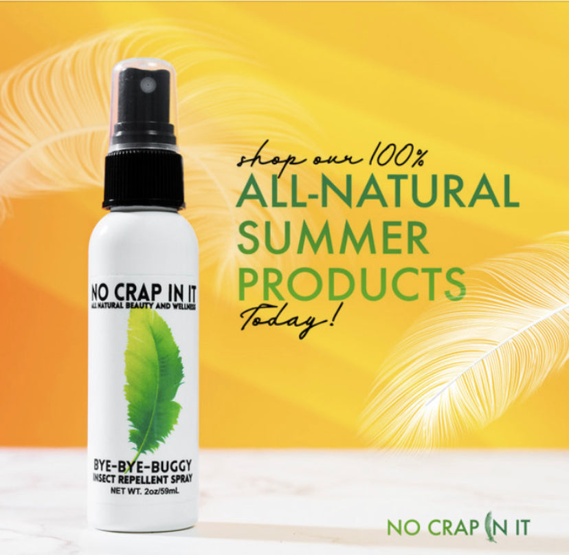 NO CRAP IN IT BYE BYE BUGGY SPRAY & AFTER SUN SPRAY