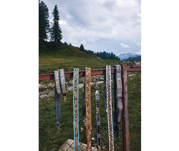 MYRA TURQUOISE WEAVED STRAP