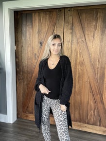 SPOTTED HIGH WAISTBAND FULL LEGGINGS